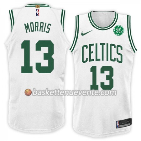 Maillot Basket Boston Celtics Marcus Morris 13 Nike 2017-18 Blanc Swingman - Homme